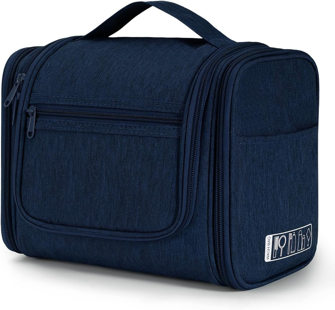 WANDF Grande Borsa Da Bagno Da Appendere per Donna, Borsa Da Toilette Da Uomo, Grande, per Campeggio, Viaggi, per Bambini, Donne E Uomini