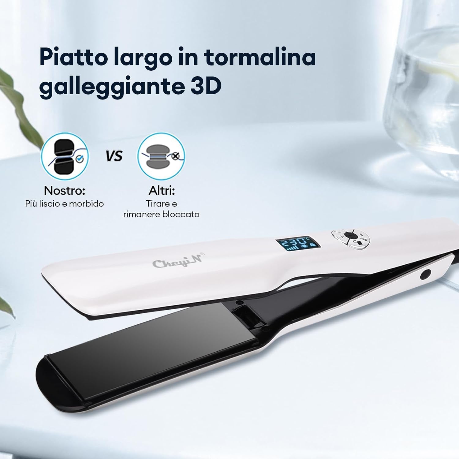 Ckeyin Arricciacapelli Automatico Professionale… (Arancione)