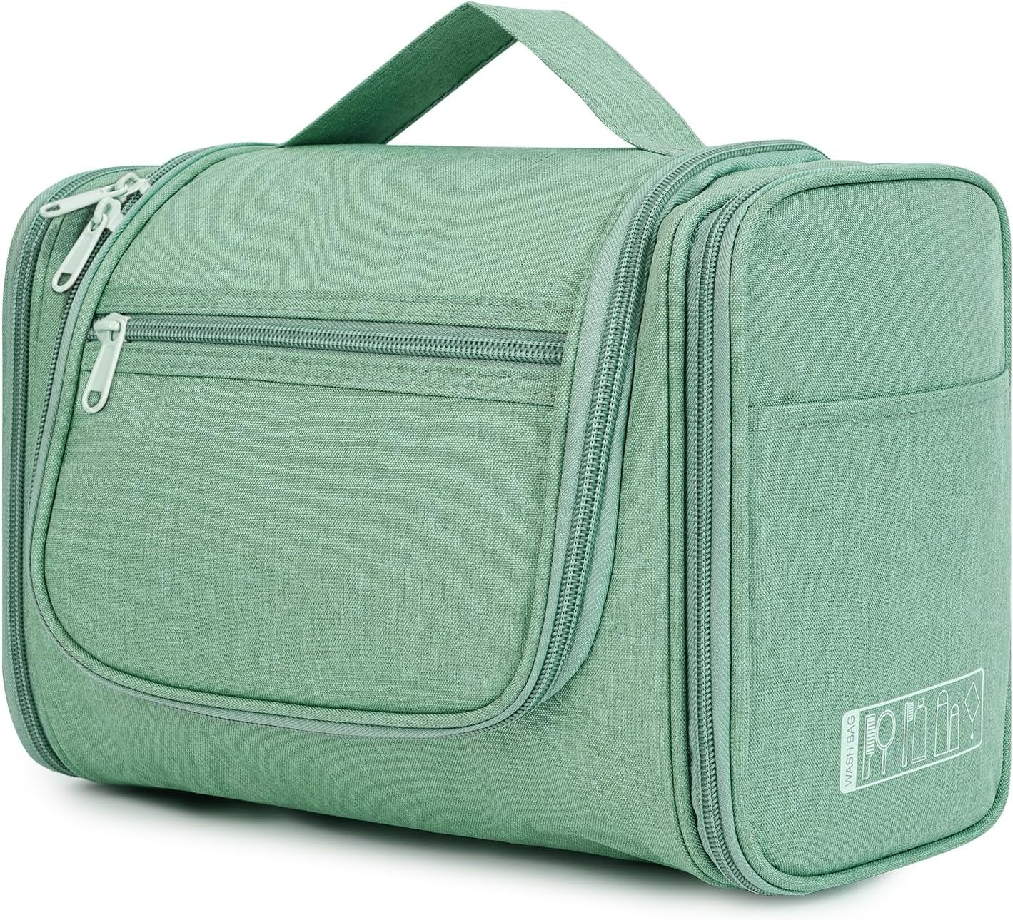 WANDF Grande Borsa Da Bagno Da Appendere per Donna, Borsa Da Toilette Da Uomo, Grande, per Campeggio, Viaggi, per Bambini, Donne E Uomini
