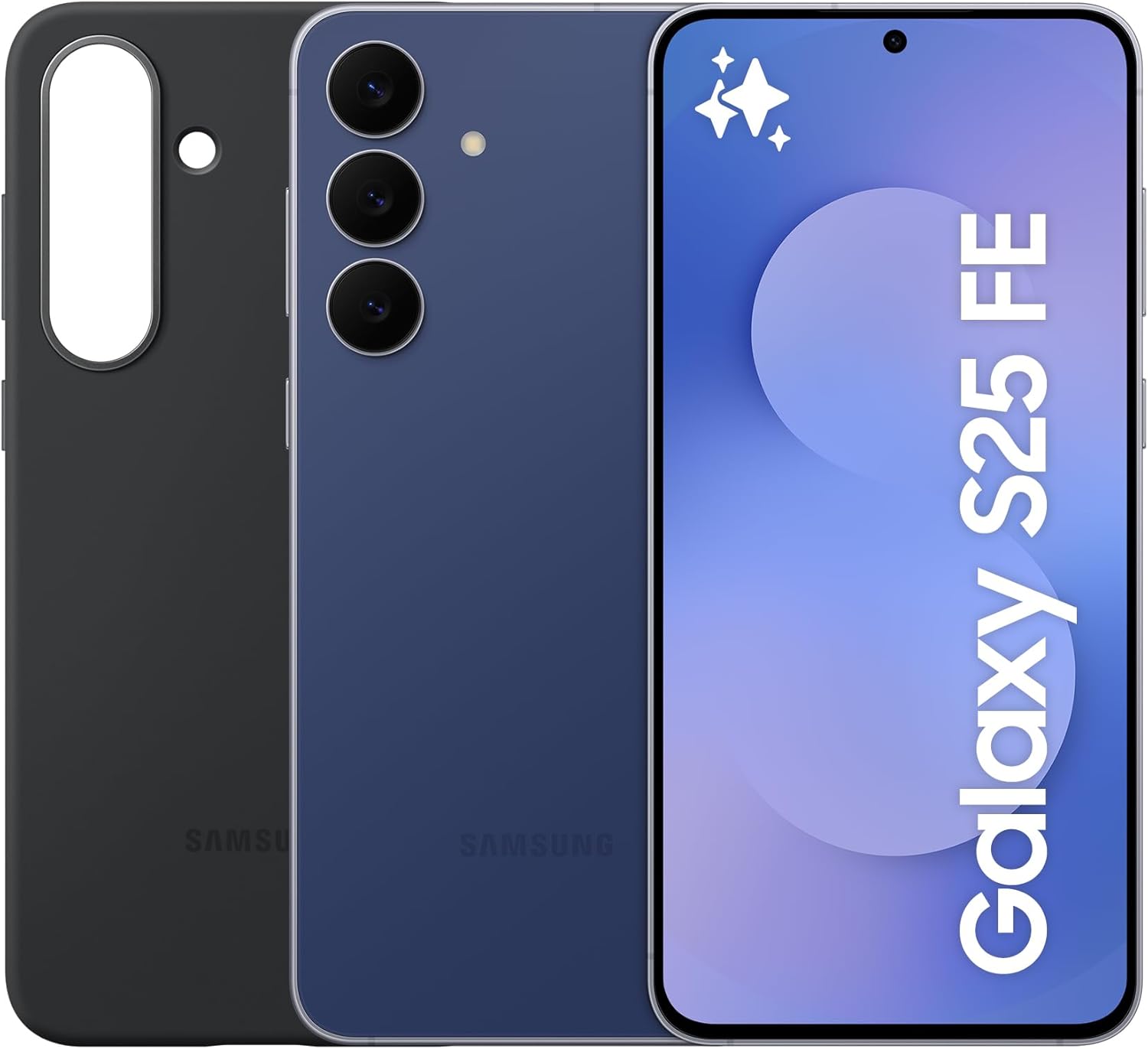 Samsung Galaxy S25 FE Smartphone AI, 3 Anni Di Garanzia Del Produttore, Display Dynamic AMOLED 2X 6.7'', Fotocamera 50MP, IP68, 8GB RAM, 256GB, Batteria a Lunga Durata, Navy 