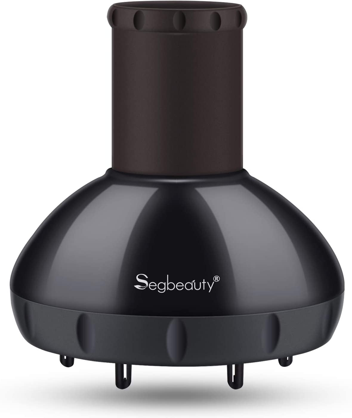 Diffusore per Asciugacapelli, Segbeauty Diffusore per Capelli Aggiornato per Capelli Ricci Ondulati Attacco per Diffusore Professionale per Soffiatore Con Ugello 1.57 "-1.97"