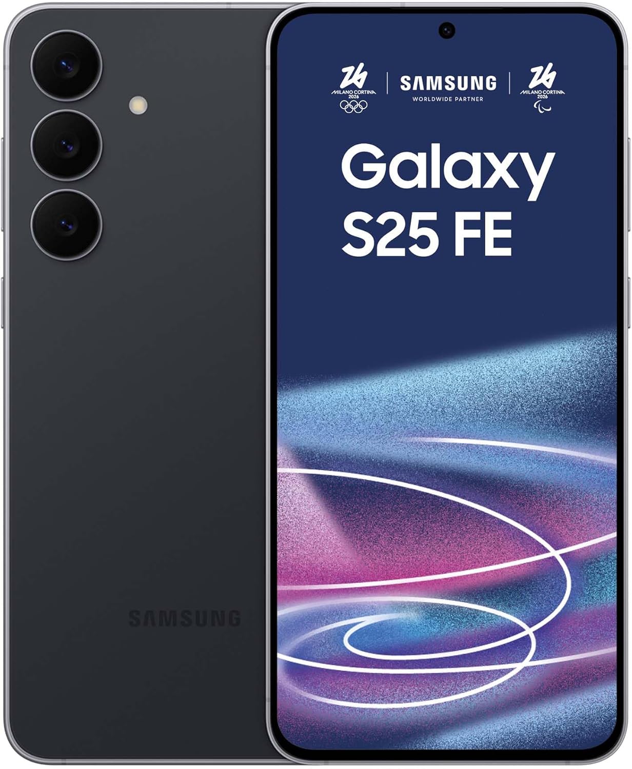Samsung Galaxy S25 FE Smartphone AI, 3 Anni Di Garanzia Del Produttore, Display Dynamic AMOLED 2X 6.7'', Fotocamera 50MP, IP68, 8GB RAM, 256GB, Batteria a Lunga Durata, Navy 