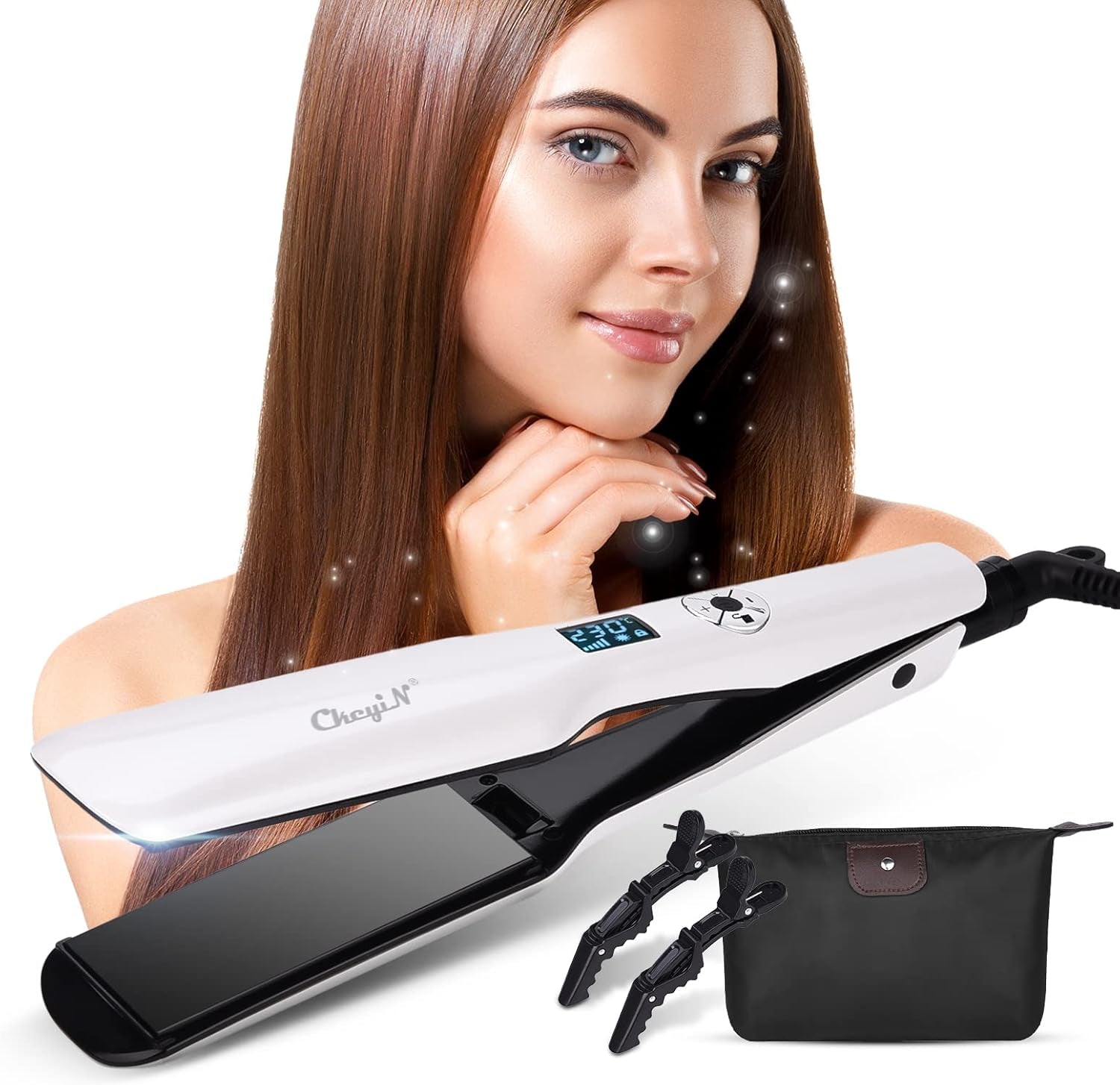 Ckeyin Arricciacapelli Automatico Professionale… (Arancione)