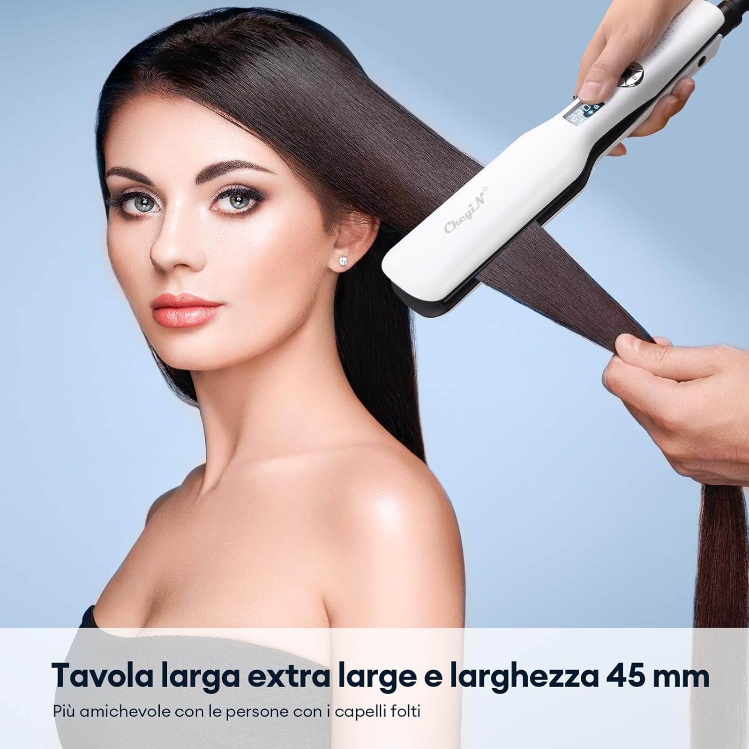 Ckeyin Arricciacapelli Automatico Professionale… (Arancione)