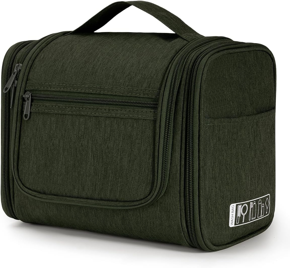 WANDF Grande Borsa Da Bagno Da Appendere per Donna, Borsa Da Toilette Da Uomo, Grande, per Campeggio, Viaggi, per Bambini, Donne E Uomini