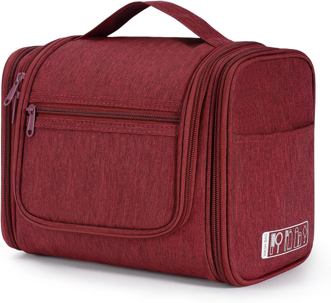 WANDF Grande Borsa Da Bagno Da Appendere per Donna, Borsa Da Toilette Da Uomo, Grande, per Campeggio, Viaggi, per Bambini, Donne E Uomini