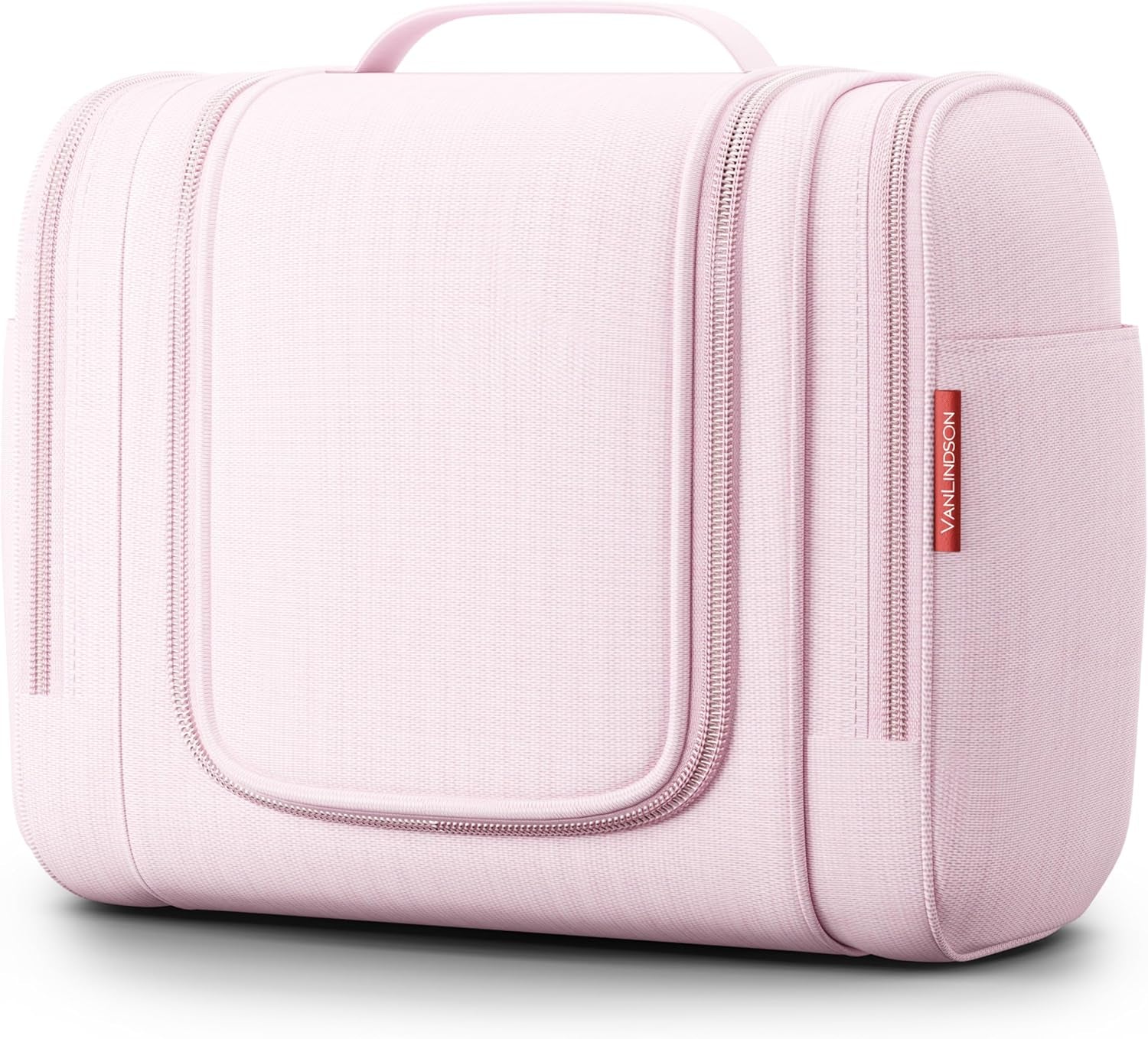 Vanlindson Beauty Case Da Viaggio XXL Donna E Uomo, 9 Litri, 3-In-1 Trousse Da Viaggio Da Appendere, Grande Porta Trucchi Impermeabile, Borsa Da Toilette, Nero