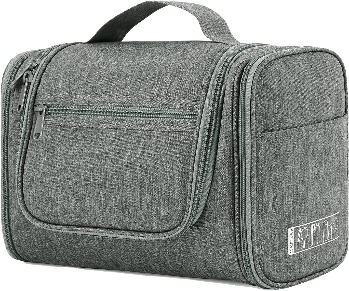 WANDF Grande Borsa Da Bagno Da Appendere per Donna, Borsa Da Toilette Da Uomo, Grande, per Campeggio, Viaggi, per Bambini, Donne E Uomini