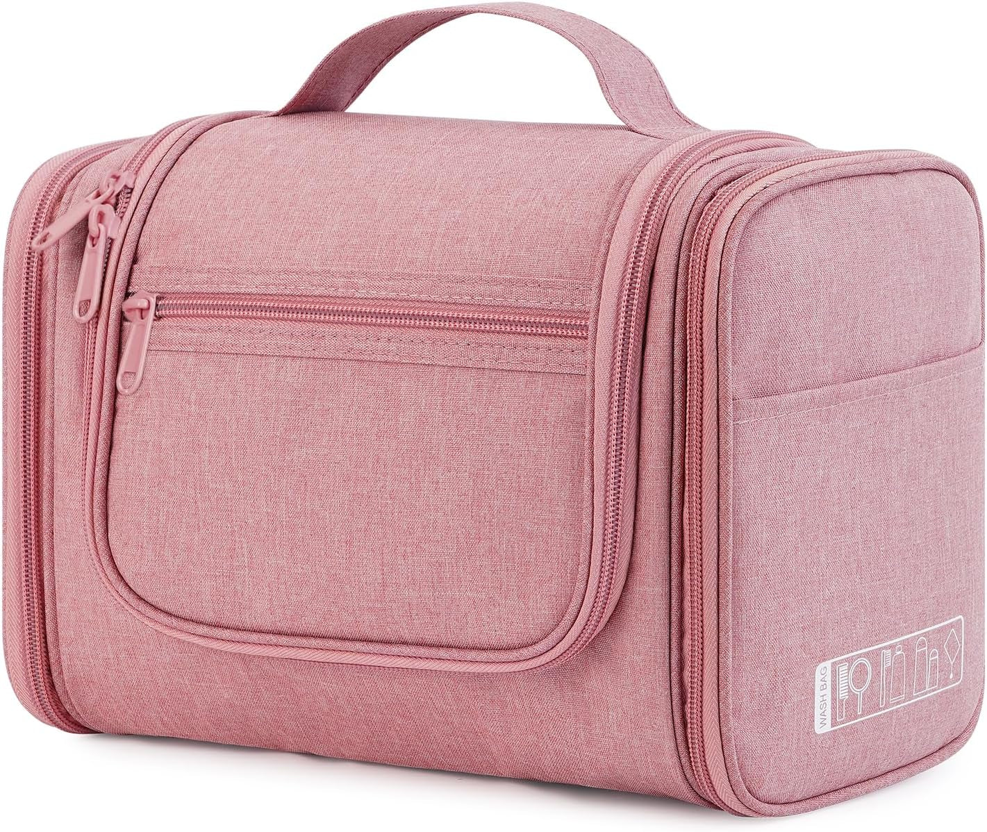 WANDF Grande Borsa Da Bagno Da Appendere per Donna, Borsa Da Toilette Da Uomo, Grande, per Campeggio, Viaggi, per Bambini, Donne E Uomini